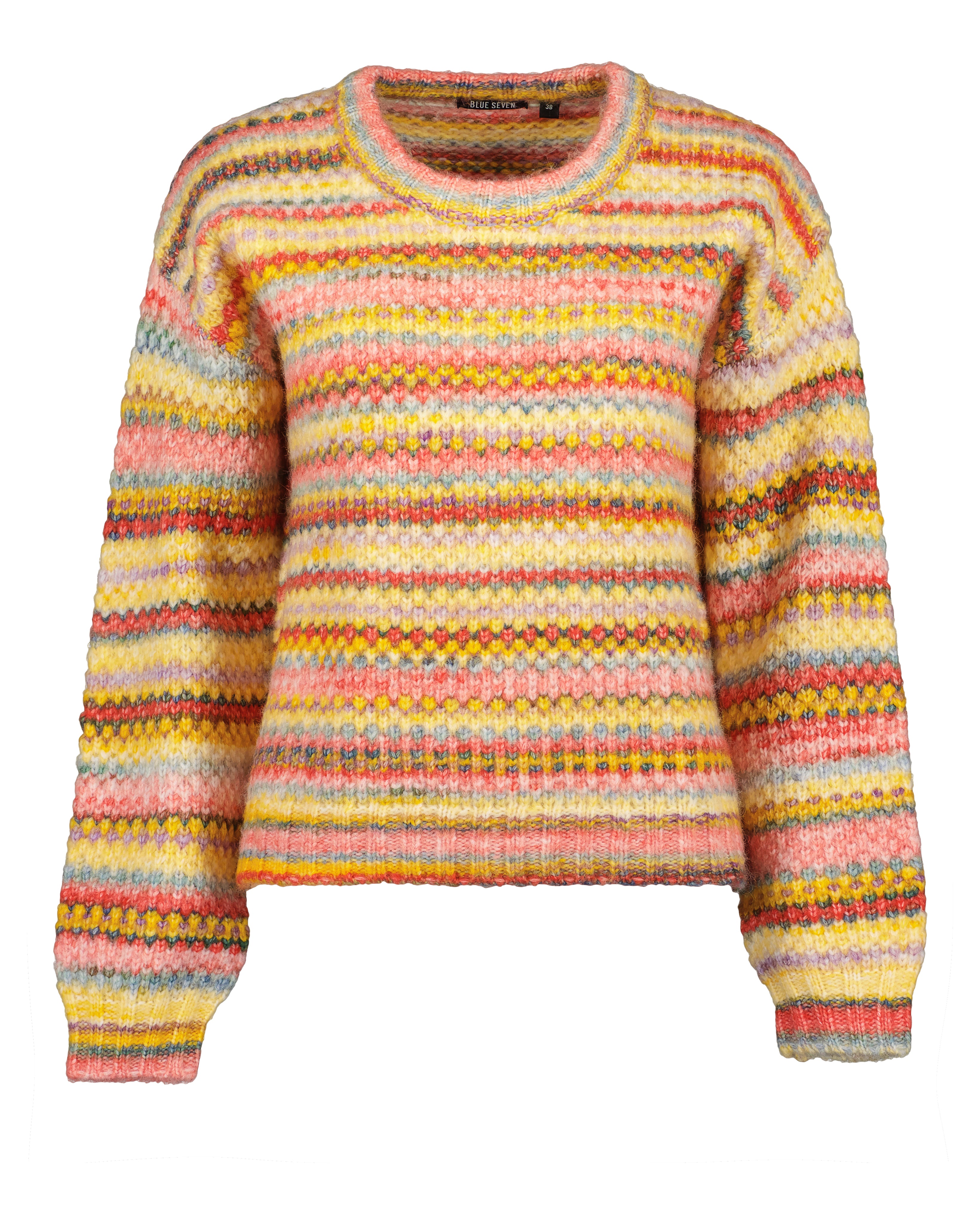 multicolour knitted sweater