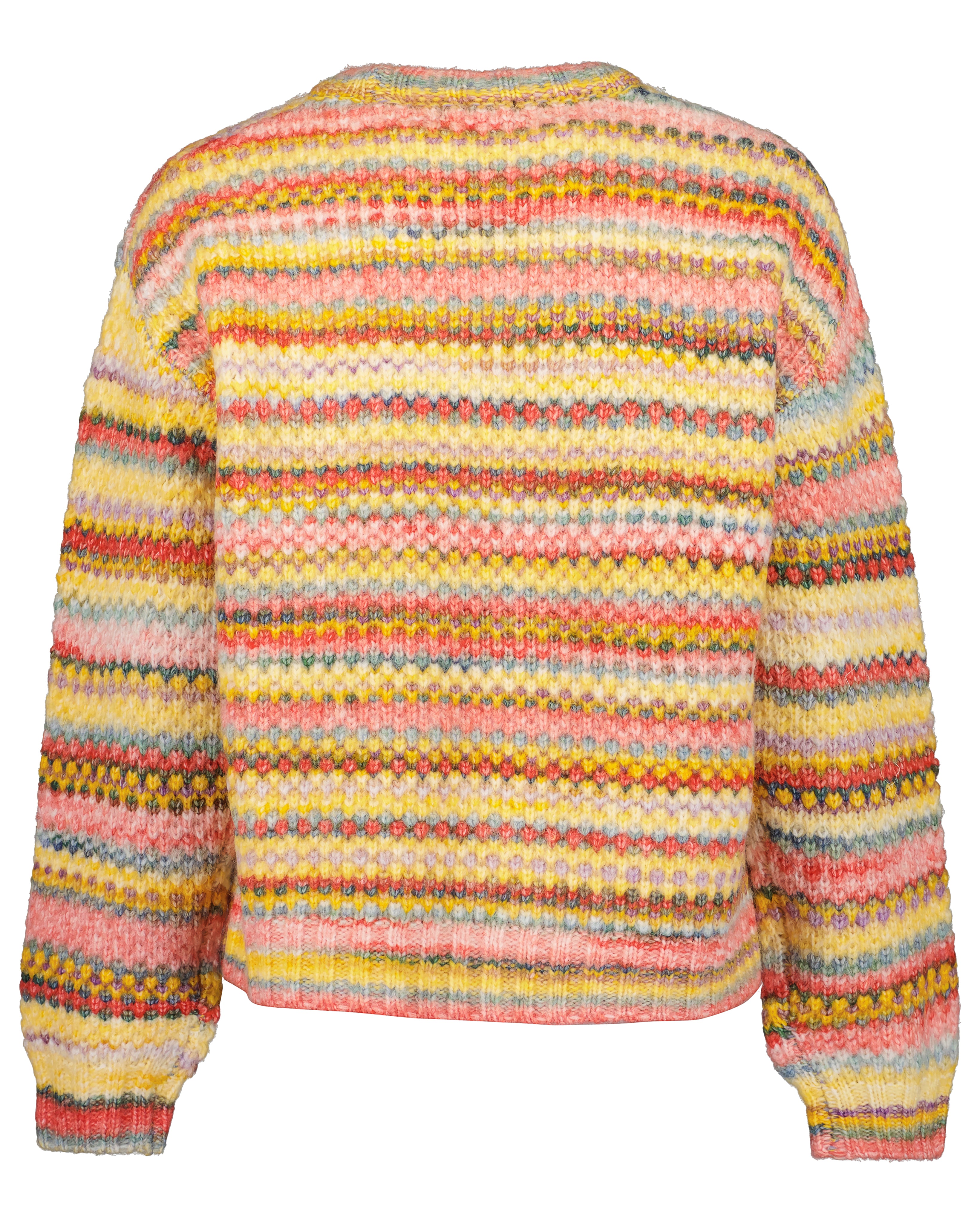 multicolour knitted sweater